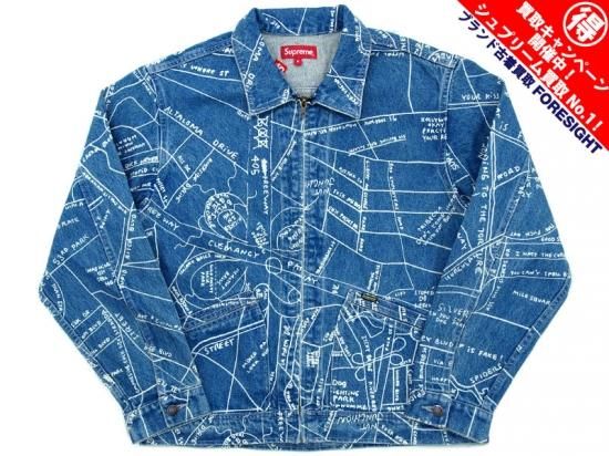 Supreme 'Gonz Map Denim Work Jacket'デニムワークジャケット ゴンズ