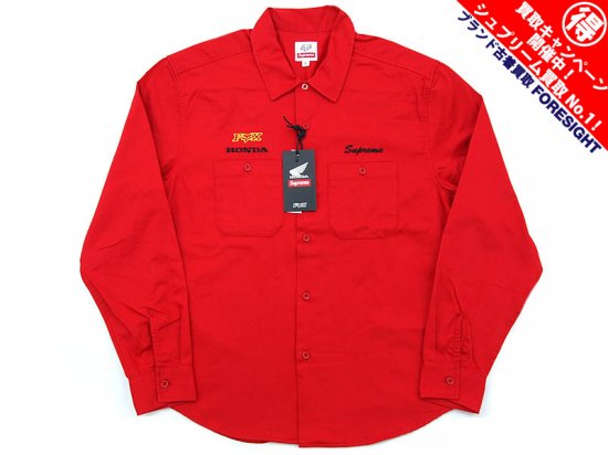 Supreme×Honda×Fox Racing 'Work Shirt'ワークシャツ ホンダ ...