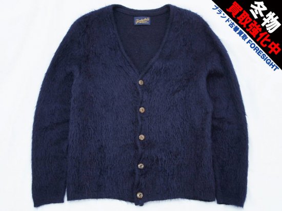 TENDERLOIN 'T-MOHAIR CARDIGAN'モヘアカーディガン M INK BLUE インク