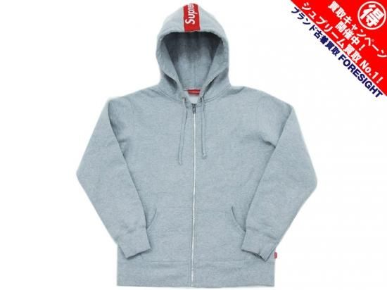 supreme Tape Box Logo ZIP UP hoodie Mパーカー