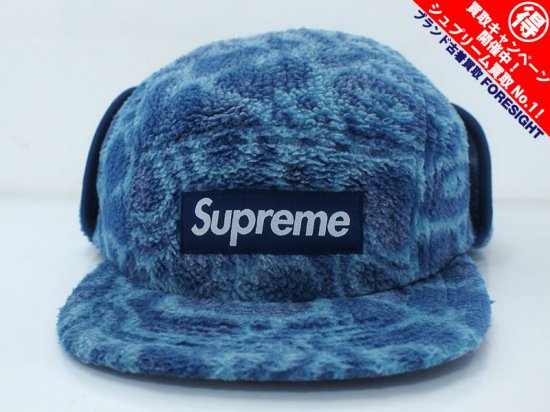 Supreme 'Printed Fleece Earflap Camp Cap'キャンプキャップ フリース