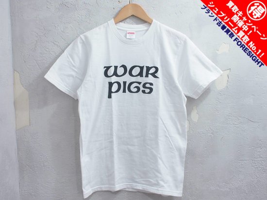 Supreme×Black Sabbath 'War Pigs Tee'Tシャツ ブラックサバス 白 
