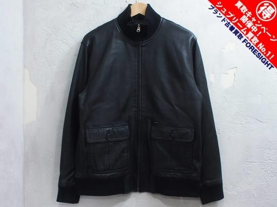 Supreme 'Leather Bomber Jacket'レザー ボンバージャケット チェック ...