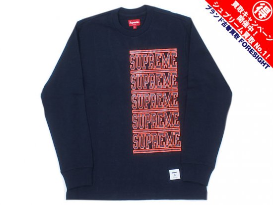 Supreme 'Stacked L/S Top'長袖 Tシャツ ロングスリーブトップ ロン