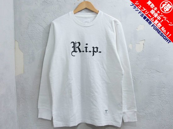 Supreme 'R.i.p. L/S Tee'長袖 Tシャツ ロンT 白 ホワイト M