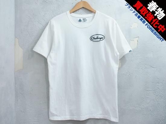 CHALLENGER 'LOGO PATCH TEE'ワッペン Tシャツ ロゴ パッチ 白