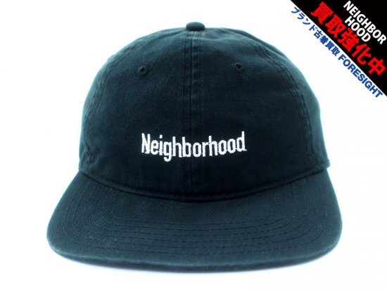 NEIGHBORHOOD 'ID / C-CAP'6パネル キャップ ロゴ刺繍 黒 ブラック ...