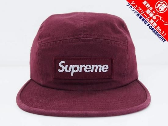 SUPREME エジプトの目キャップ バーガンディ
