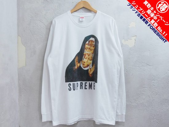 Supreme 'Nun L/S Tee'長袖 Tシャツ ロンT 修道女 白 ホワイト XL ...