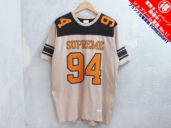 Supreme 'Football Top'フットボールトップ シュプリーム ベージュ L