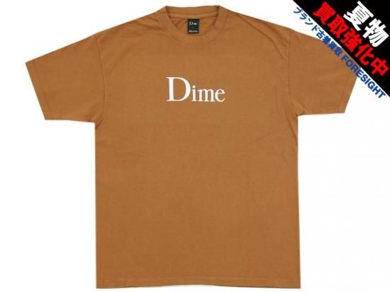 Dime MTL 'Classic Logo Tee'Tシャツ L Skate クラシックロゴ Coffee