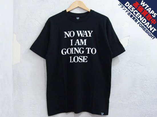 FPAR (Forty Percents Against Rights) 'NO WAY TEE'Tシャツ 黒 
