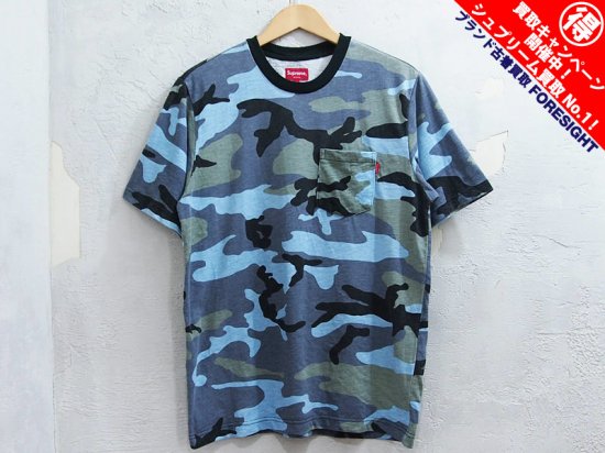 supreme pocket tee camo M ポケT シュプリーム 迷彩 - Tシャツ