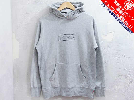 Supreme 'KAWS Box Logo Pullover'プルオーバー パーカー カウズ