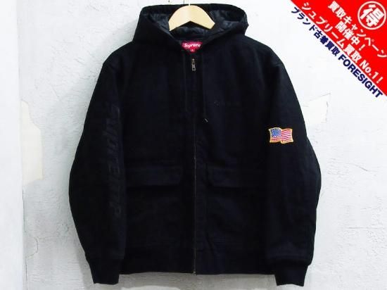 サイズMSupreme Canvas Hooded Work Jacket