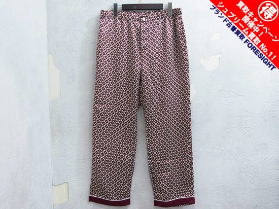Supreme 'Satin Pajama Set (Pant)'サテン パジャマ パンツ レッド M