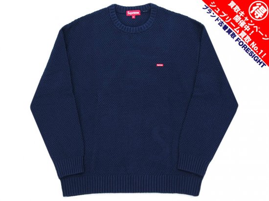 Supreme 'Textured Small Box Sweater'テクスチャード スモール