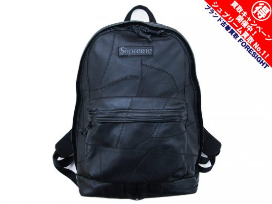 Supreme 'Patchwork Leather Backpack'パッチワーク レザー バック