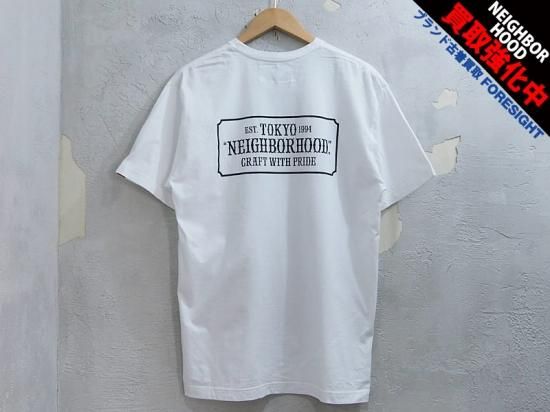 豪華 NEIGHBORHOOD バーアンド SS'Tシャツ . C-TEE / SHIELD & 'BAR トップス