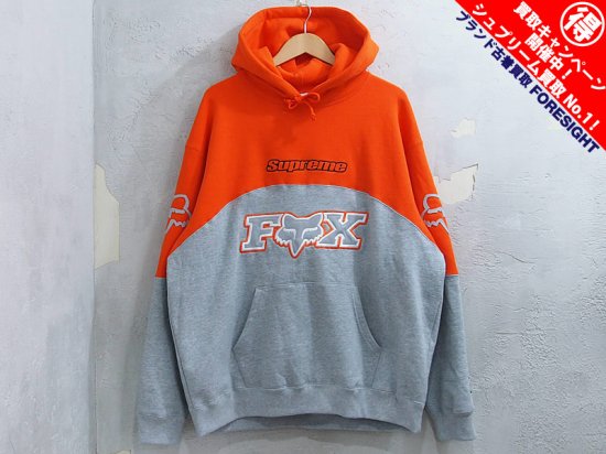 Supreme×Fox Racing 'Hooded Sweatshirt'パーカー プルオーバー XL