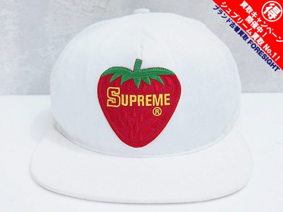 Supreme 'Strawberry Mesh Back 5-Panel Cap'メッシュキャップ