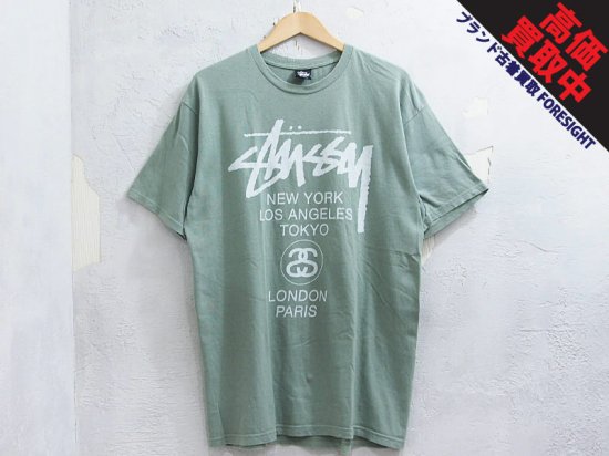 STUSSY 'WORLD TOUR TEE'Tシャツ ワールドツアー ライト