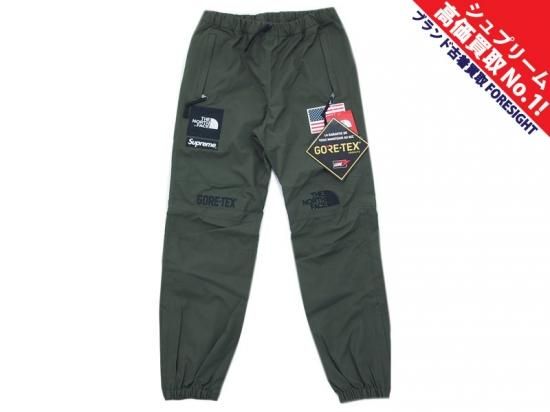 Supreme シュプリーム パンツ サイズ:M THE NORTH FACE ノースフェイス GORE-TEX エクスペディション ビブパンツ Expedition Pant 18AW ブラック 黒 ボトムス ズボン コラボ 【メンズ】