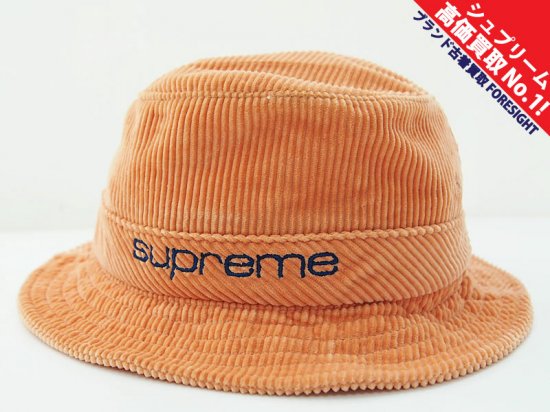 Supreme 'Compact Logo Corduroy Crusher'クラッシャーハット