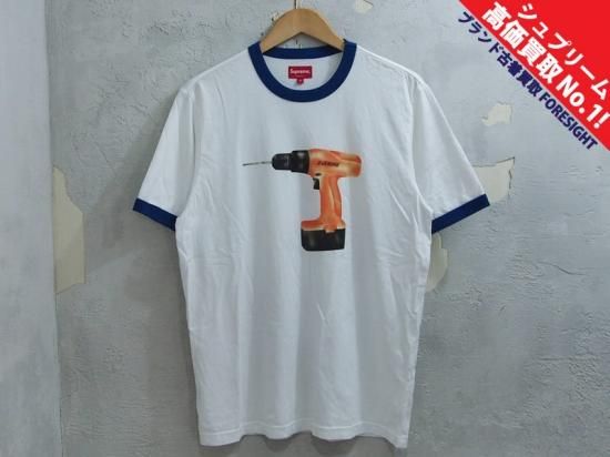 Supreme】19ss Drill Ringer Tee L相当 Tシャツ www.disdukcapil