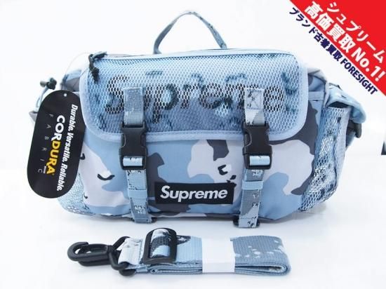 supreme waist bag blue chocolate chip