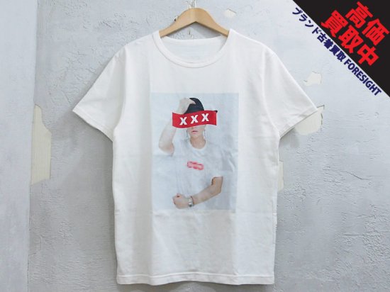 GOD SELECTION XXX 4周年記念 'KATE MOSS TEE'Tシャツ ケイトモス 白