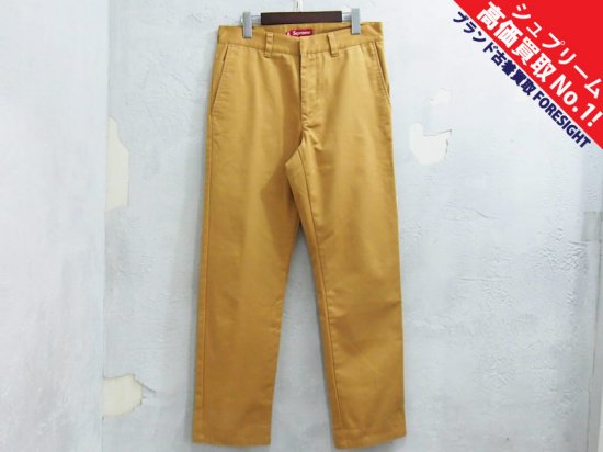 Supreme 'Work Pant'ワークパンツ マスタード 30