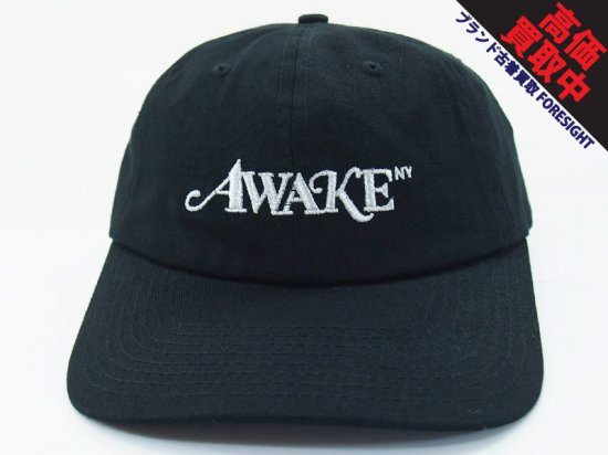 AWAKE NY '6-Panel Cap'キャップ ロゴ刺繍 アウェイク 
