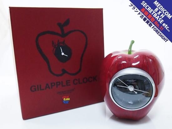 UNDERCOVER×MEDICOM TOY 'GILAPPLE CLOCK'ギラップル クロック 時計 置き時計 フィギュア メディコムトイ  アンダーカバー リンゴ 赤 - ブランド古着の買取販売フォーサイト オンラインストア