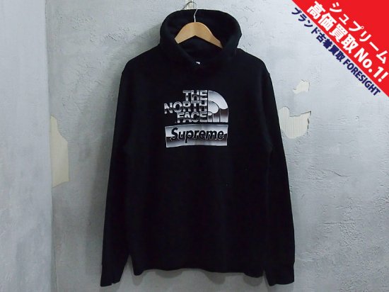 SUPREME×The North Faceメタリックロゴパーカー正規品