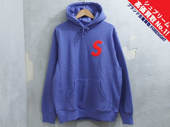 Supreme 'S Logo Hooded Sweatshirt'パーカー プルオーバー Sロゴ