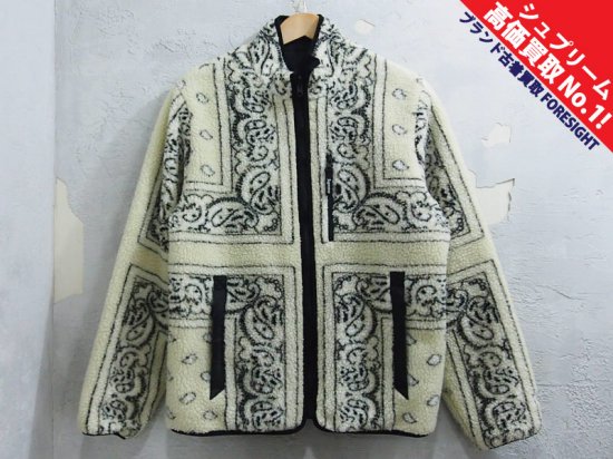 Supreme 'Reversible Bandana Fleece Jacket'リバーシブル