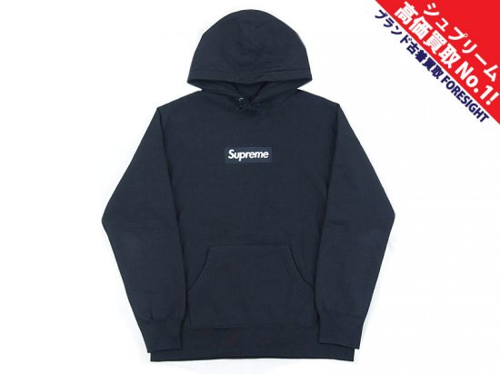 Supreme 'Box Logo Pullover'ボックスロゴ プルオーバー パーカー Hooded Sweatshirt 黒 ブラック L  シュプリーム - ブランド古着の買取販売フォーサイト オンラインストア