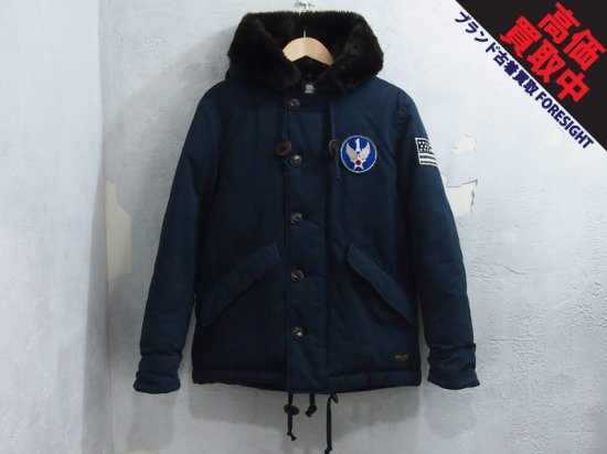 NEIGHBORHOOD 'B-11 / C-JKT' フライトジャケット ダウン ワッペン ネイビー 紺 M 13AW ネイバーフッド -  ブランド古着の買取販売フォーサイト オンラインストア