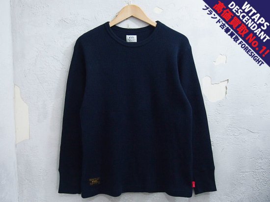 WTAPS 'WAFFLE LS 01 / TEE COPO THERMO'ワッフル サーマル カットソー 