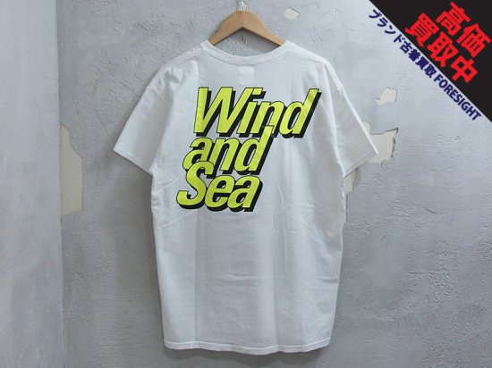 WIND AND SEA Tシャツ ウィンダンシー ホワイト 白 L WDS ロゴ ...
