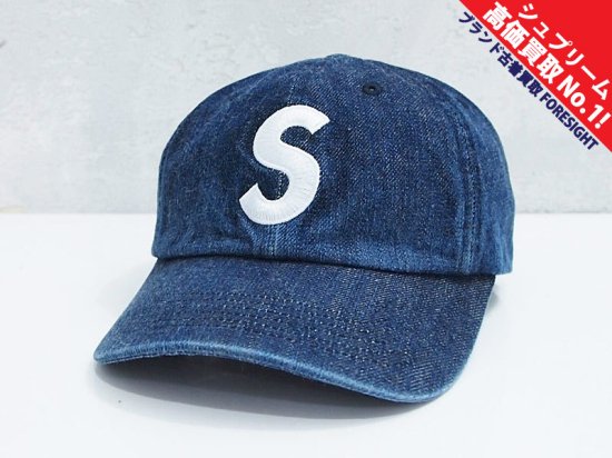 Supreme Kevlar Denim S Logo 6-Panel ブルー - 帽子