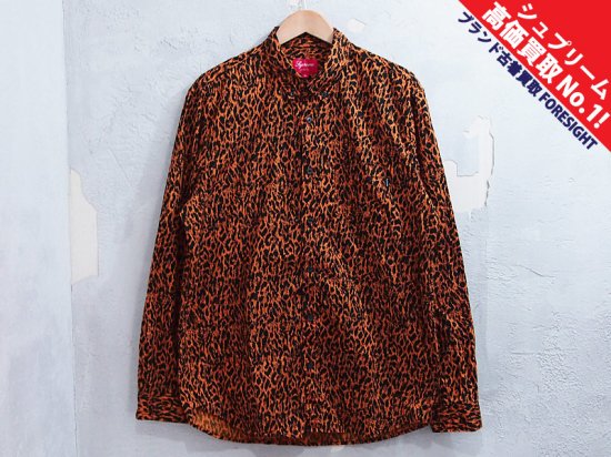 Supreme 'Leopard Shirt'長袖シャツ レオパード 豹柄 シュプリーム