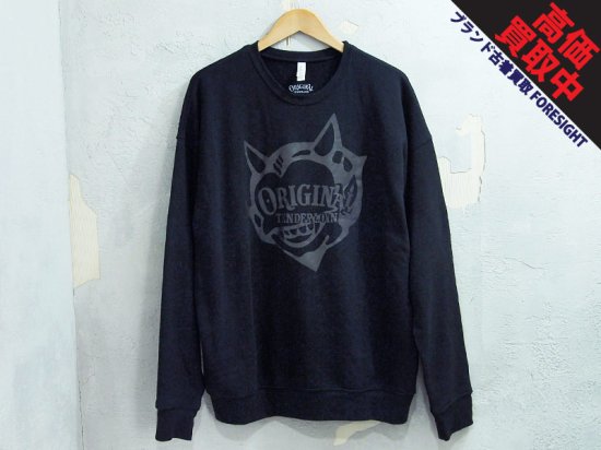 TENDERLOIN 'SPONGE FLEECE PFP'スウェット デビル テンダーロイン スポンジフリース ブラック BLACK 黒 L  クルーネック - ブランド古着の買取販売フォーサイト オンラインストア