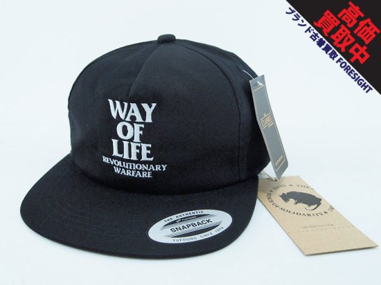 RATS 'EMBROIDERY CAP / WAY OF LIFE'キャップ スナップバック