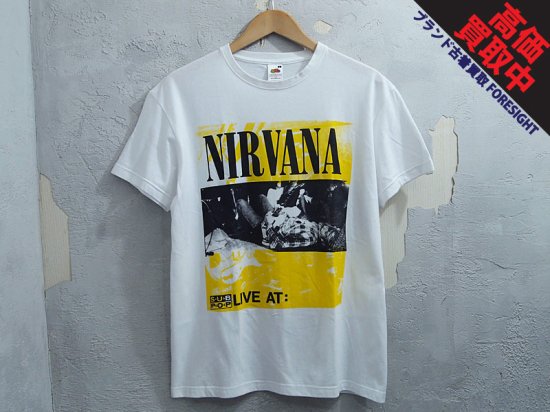 Jeff Ross 'NIRVANA Original Artwork Tee / SUB POP LIVE'Tシャツ