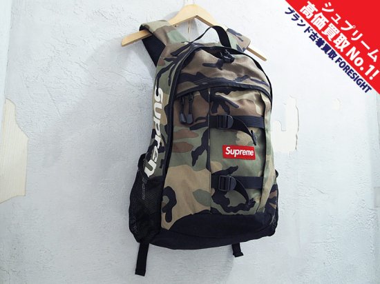 Supreme 'Logo Backpack'サイドロゴ バックパック リュック 14SS カモ