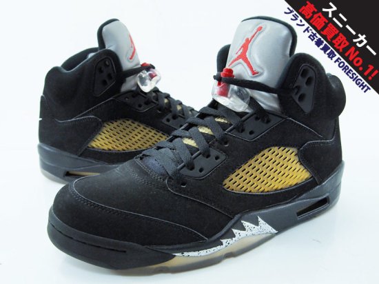 NIKE AIR JORDAN 5 RETRO OG エアジョーダン5 レトロ 黒銀 ブラック