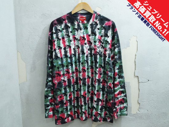 Supreme 'Dyed Bear L/S Top'長袖 Tシャツ カットソー ロンT ロング