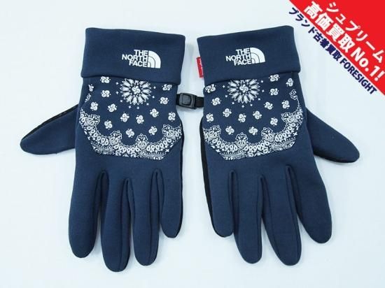 Supreme × THE NORTH FACE 'Bandana ETIP Glove'グローブ 手袋 ...